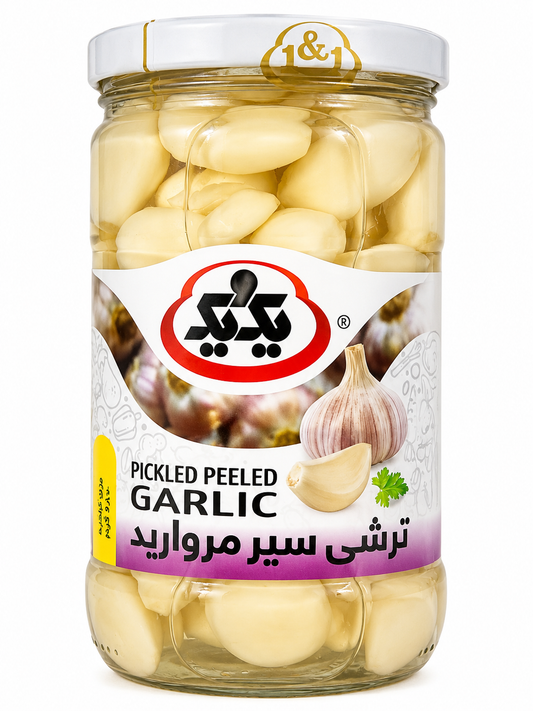 Pickled Peeled Garlic 1&1