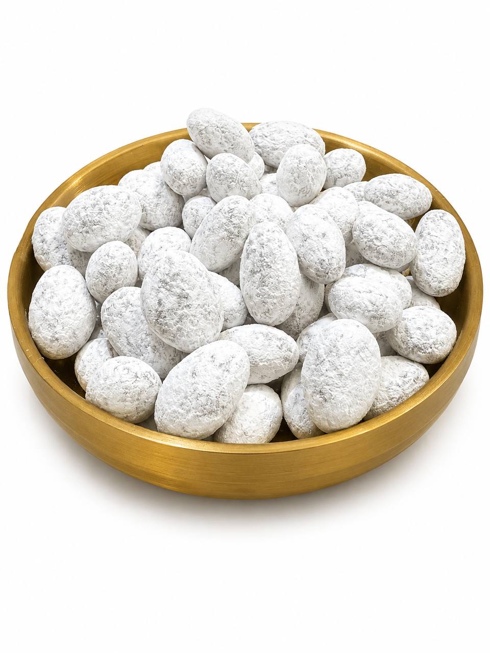 Powdered Sugar Chocolate - Covered Almonds